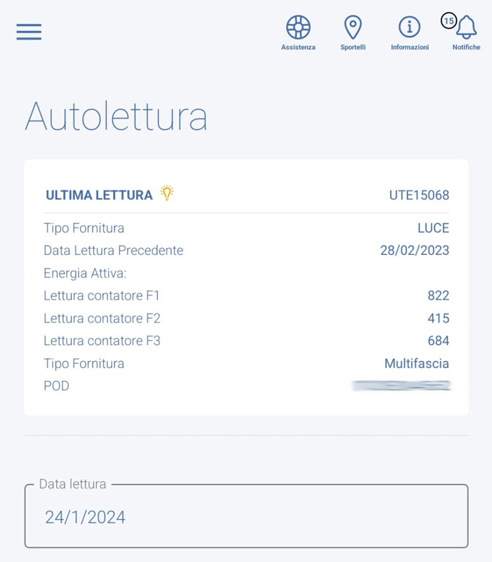 autolettura